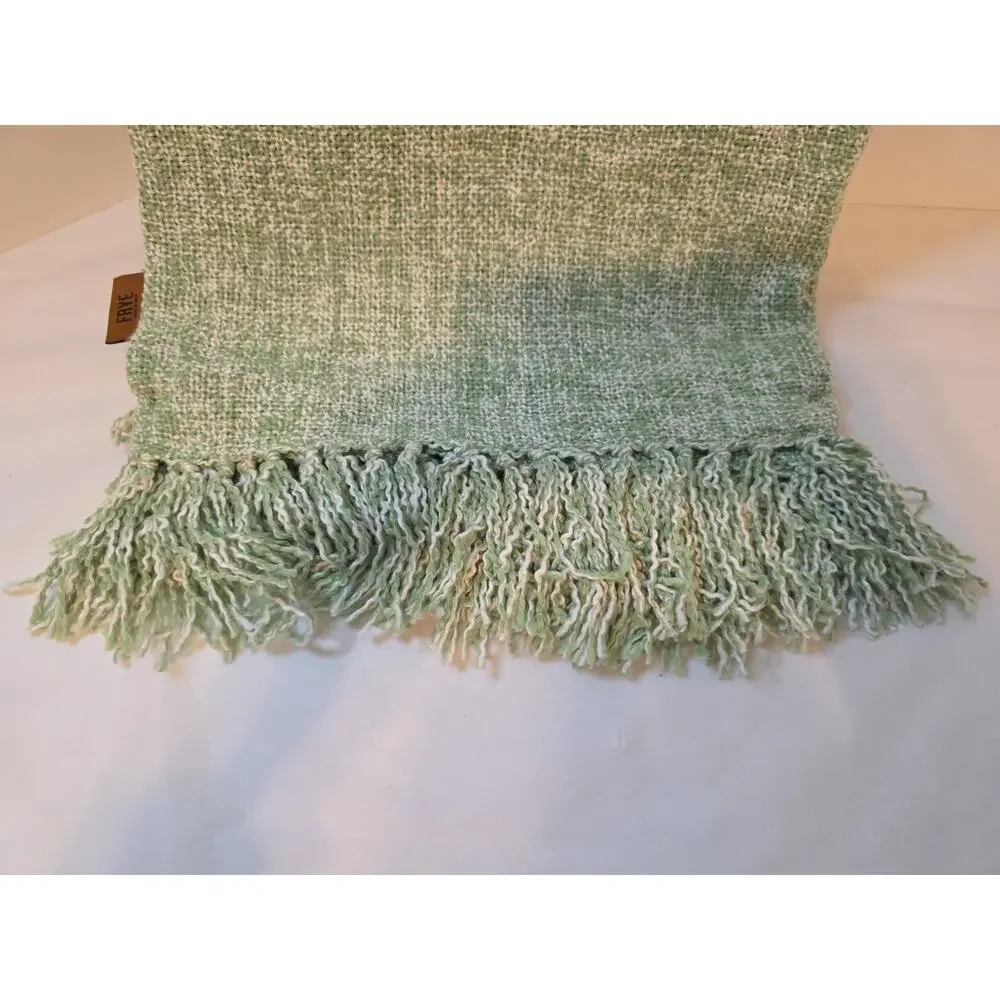 FRYE Fringe Oversized Throw Blanket 50 x 70